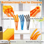 3 Pack Microfiber Feather Duster with 6 Microfiber Sleeves, Window Blind Cleaner, Blind Duster, Blinds Cleaning Tools