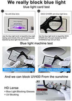 OCCI CHIARI Blue Light Filter Glasses for Women - Computer & Fashion Blue Screen Glasses (Demi, 0)