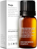 100% Pure Thuja Essential Oil - 0.34 Fl Oz - Thuja Oil for Hair, Skin, Diffuser, Aromatherapy & DIY Candle Making Scent