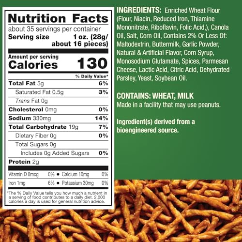 Dot's Homestyle Pretzels Parmesan Garlic Seasoned Pretzel Twist Snack, 16oz Grocery Sized Bag