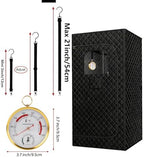 Sauna Thermometer Fahrenheit and Hygrometer Combo with Lanyard Mount - Hanging Thermometer for Sauna Room,Portable Steam Sauna, Temperature Range 68-212°F, Humidity Range 0-100%
