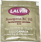 5x Lalvin RC 212 Yeast Red Wine 5g Homebrew Wine Making 4.5L-23L Pinot Noir
