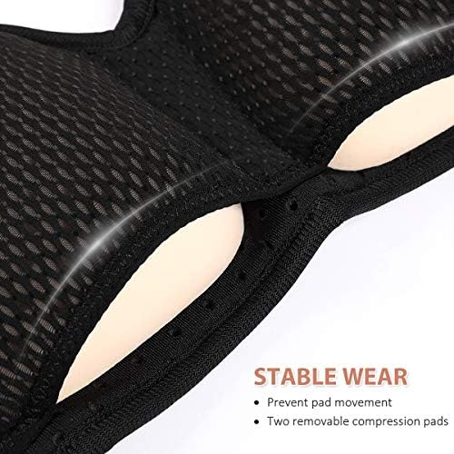 Tenbon Inguinal Hernia Belts for Men - Bilateral/Double Groin Hernia Support Pre and Post Surgery Truss for Pain Relief Recovery Adjustable Strap with 2 Removable Medical Compression Pads Comfortable & Breathable Design