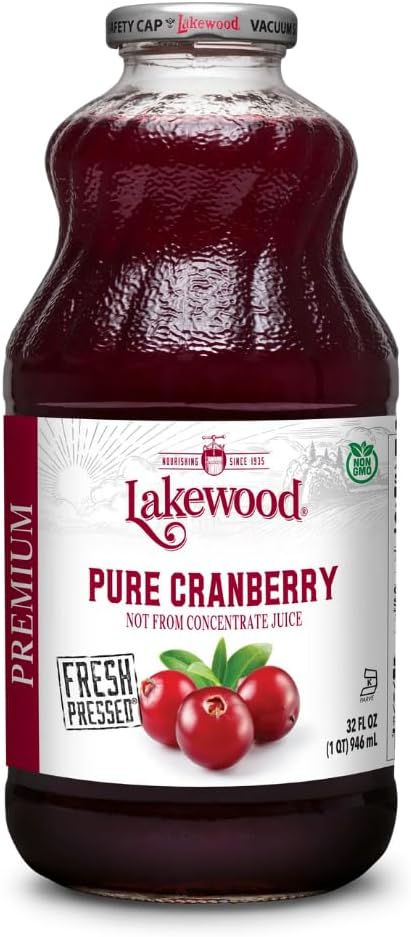 Lakewood, Pure Cranberry Juice, 32 oz