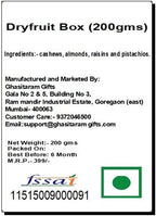 Ghasitaram Gifts Dryfruit Box, Small, 200g