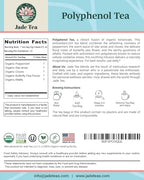 Jade Tea - Organic Polyphenol Tea - Peppermint Leaf, Star Anise, Clove, & Butterfly Pea Flower - Antioxidant Rich - 25 Count (Pack of 1) - Made In USA