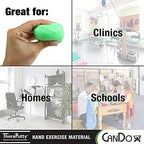 CanDo Theraputty Plus Hand Exercise Putty for Rehabilitation, Exercises, Hand Therapy, Stress Relief - 1 lb, Green, Medium Resistance
