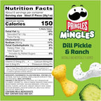 Pringles Mingles Puffed Snacks, Dill Pickle and Ranch, Salty Snacks (6 Bags)