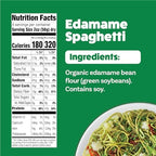 Explore Cuisine Organic Edamame Spaghetti - Pack of 6 (8 oz) - Easy-to-Make Gluten Free Pasta - High in Plant Protein & Fiber - Vegan, Keto Friendly, Non- GMO - 24 Total Servings