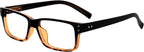 Eyekepper Spring Hinges Vintage Reading Glasses Men with Case Grey Lens Sunshine Readers