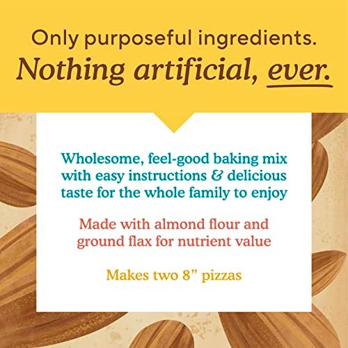 Simple Mills Pizza Dough Baking Mix, 9.8 Ounce Boxes