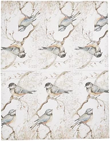 IHR 3-Ply Paper Napkins, 16-Count Guest Size, Happy Little Titmice