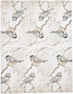 IHR 3-Ply Paper Napkins, 16-Count Guest Size, Happy Little Titmice