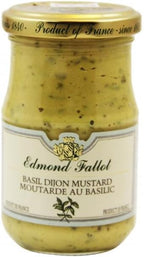 Basil Dijon Mustard by Edmond Fallot, 200g