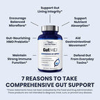 1MD Nutrition GutMD - L-Glutamine and Prebiotic for Gut Integrity | Promote Digestive Tract Health | 90 Capsules (2-Pack)