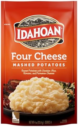 Idahoan Four Cheese Mashed Potatoes 4 oz. (Pack of 2)