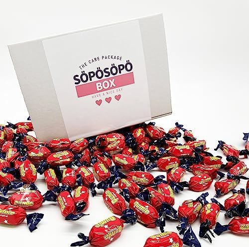 Fazer Dumle original toffee Caramel 2lb 900g Bag in a Söpösöpö Box Finnish Candy Treat