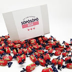 Fazer Dumle original toffee Caramel 2lb 900g Bag in a Söpösöpö Box Finnish Candy Treat