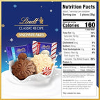 Lindt CLASSIC RECIPE Assorted Chocolate Candy Snowflakes, 7.1 oz. Pouch