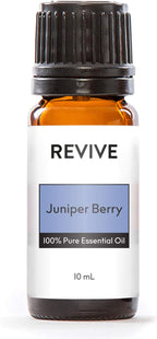 Juniper Berry Essential Oil by Revive Essential Oils - 100% Pure Therapeutic Grade, for Diffuser, Humidifier, Massage, Aromatherapy, Skin & Hair Care
