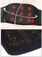Self-Heating Lumbar Brace Belt with Removable Pad Lower Back Support Pain Relief Belt for Sciatica Scoliosis Or Herniated Disc (Size : L)