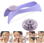 Mini Facial Spring Epilator - Threading Hair Removal Tool for Women’s Eyebrow/Cheek