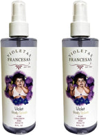 Violetas Francesas Violet Body Splash for Children and Adults, 8 fl. oz. Pack of 2
