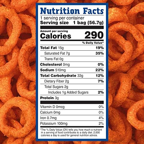 Andy Capp's Beer Battered Flavored Onion Flavored Rings Baked Oat and Corn Snacks, Hot, 2 oz