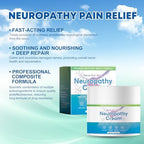 Neuropathy Pain Relief for Feet & Hands, Nerve Pain Relief Cream – Maximum Strength Neuropathy Cream with Menthol, Arnica, Vitamin B6+E, Aloe Vera & MSM – Fast-Acting (2.1 Fl Oz (Pack of 1))