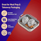 Heavy Duty Aluminum Foil Roll 18" x 500' (1 Pack) – 21 Micron Thick Commercial-Grade Foil Wrap with Easy-Cut Edge for Cooking, Baking, Grilling, Restaurant & Home Use