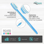 144 Pack Disposable Toothbrushes with Toothpaste Built in - Prepasted Toothbrushes Individually Wrapped - Single Use Waterless Tooth Brush with Soft Bristles - Bubblegum Flavor/Kids