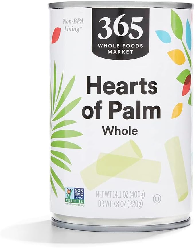 365 by Whole Foods Market, Whole Hearts Of Palm, 14.1 Ounce