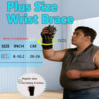 King Mills Plus Size Wrist Brace - Extra Large Resting Hand Splint Carpal Tunnel Support for Carpal Tunnel, Arthritis, Wrist Immobilizer. (Right Hand Only)