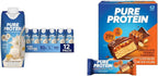 Pure Protein Vanilla Protein Shake, 30g Complete Protein, Vitamins A, C, D, and E plus Zinc & Bars, High Protein, Nutritious Snacks to Support Energy, Low Sugar, Gluten Free