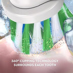 Oral-B Pro 1000 CrossAction Electric Toothbrush, Black and White, 2 Count
