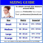 Prolineonline Cervical Collar, Unisex Soft Foam for Comfort and Support, Medium,