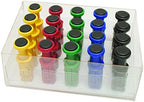 CanDo 10-3758 Digi-Flex Multi 20 Additional Finger Button with Box, Yellow/Red/Green/Blue/Black