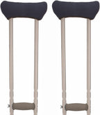 Crutch Underarm Pads Cotton Cover 1 Pair, Washable Padding for Underarm Crutches, Breathable Armpit Crutch Pad Cover, Universal Under Arm Soft Cushioned Covers for Walking Cane Accessories(2 Pack)