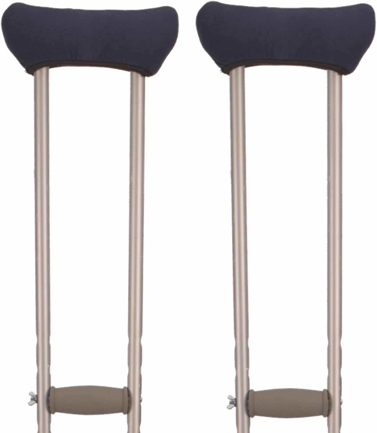Crutch Underarm Pads Cotton Cover 1 Pair, Washable Padding for Underarm Crutches, Breathable Armpit Crutch Pad Cover, Universal Under Arm Soft Cushioned Covers for Walking Cane Accessories(2 Pack)