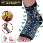 6 Pairs Dr Sock Soothers Socks Anti Fatigue Compression Foot Sleeve Support Brace Sock for Plantar Fasciitis (Set A, S/M)