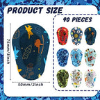 Toulite 90 Pcs Adhesive Eye Patches for Kids Boys Breathable Boy Eye Patch Bulk Cute Adhesive Bandages for Amblyopia Light Blocking Lazy Eyes Toddler Boys Girls, 9 Styles
