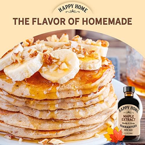 Happy Home Premium Natural Maple Flavor - Certified Kosher, 4 oz.