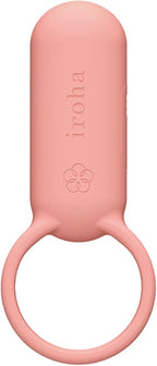 iroha SVR, Smart Vibe Ring, Rechargable Couple's Vibrator, Coral Pink