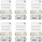 Radius Vanilla Mint Dental Floss 55 Yards Vegan & Non-Toxic Oral Care Boost & Designed to Help Fight Plaque Clear - Pack of 6