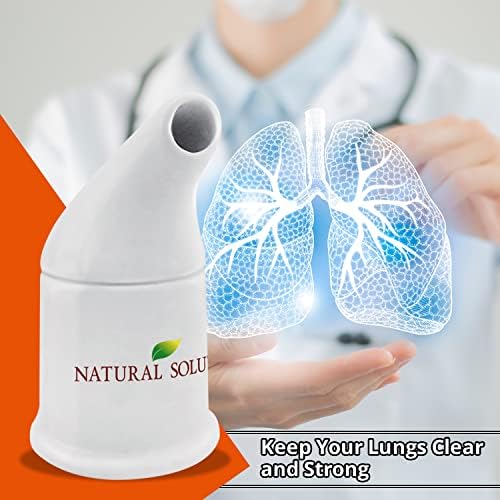 Natural Solution Himalayan Salt Inhaler Ceramic with Himalayan Pink Salt – A Simple and Natural Way to Enjoy a Refreshing and Soothing Salt Air Experience