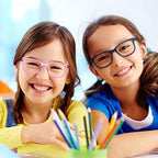 ZENOTTIC Kids Blue Light Blocking Glasses Anti Glare Lens Lightweight Frame Computer Eyeglasses for Boys and Girls