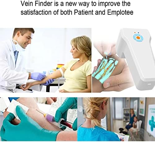 Infrared Vein Finder Viewer - Handheld Vein Locator, Vein Illumination Detector, Rechargeable Handheld Vein Locator Detector for Doctor Nurse, Elderly and Children
