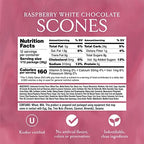 English Scone Mix, Raspberry White Chocolate by Sticky Fingers Bakeries – Easy to Make English Scones Fresh Baked, Makes 12 Scones (1pk)