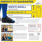 Brace Direct Post Op Shoe & Medical Foot Brace – Stress Fracture, Broken Toe & Bunion Support L3260 – Orthopedic Walking Immobilizer for Left or Right Foot (SM - MENS US SHOE: 6.5-9)