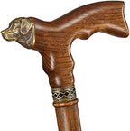Fashionable Handmade Walking Cane for Men and Women - Labrador Retriever - Cool Wood Cane for Dog Lovers
